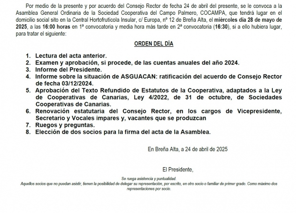 ASAMBLEA 28 DE MAYO